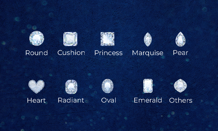 popular shapes of diamonds